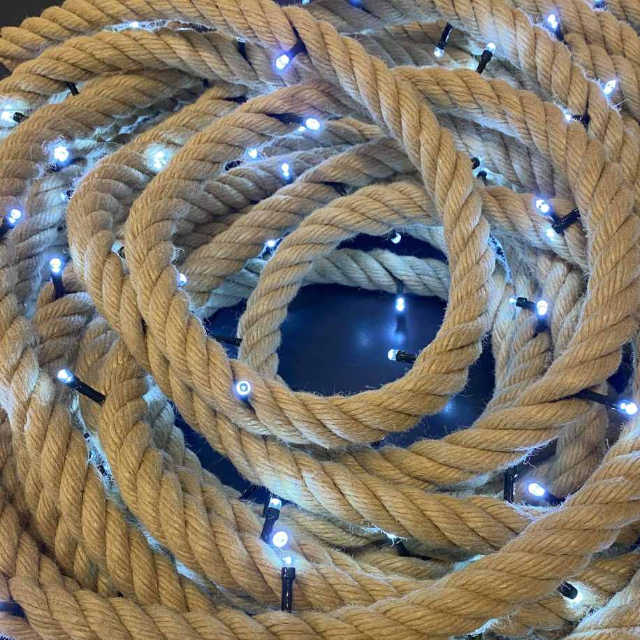 diy guirlande noel corde