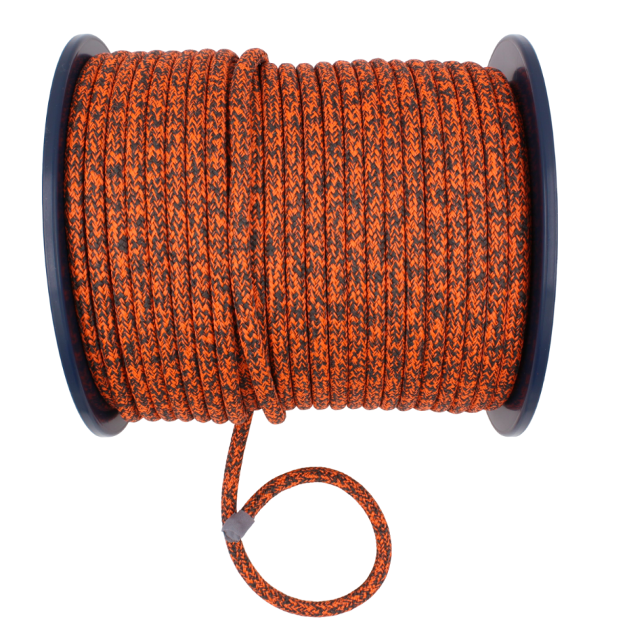 double tresse pour débardage orange