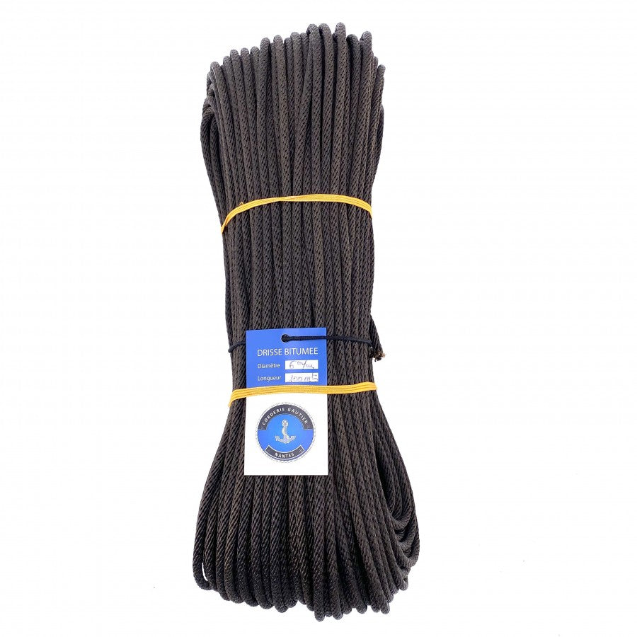 tresse hélicoidale bitumée ligne a thon matelotage