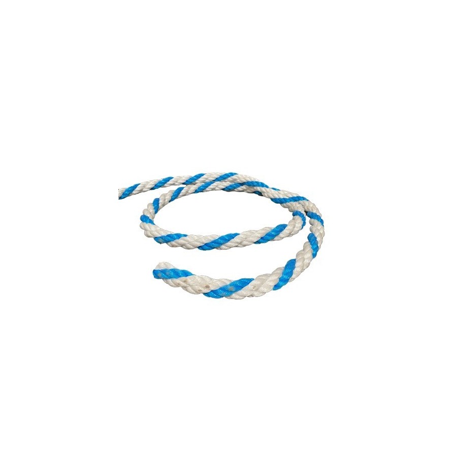 Liston pour bateau blanc et bleu