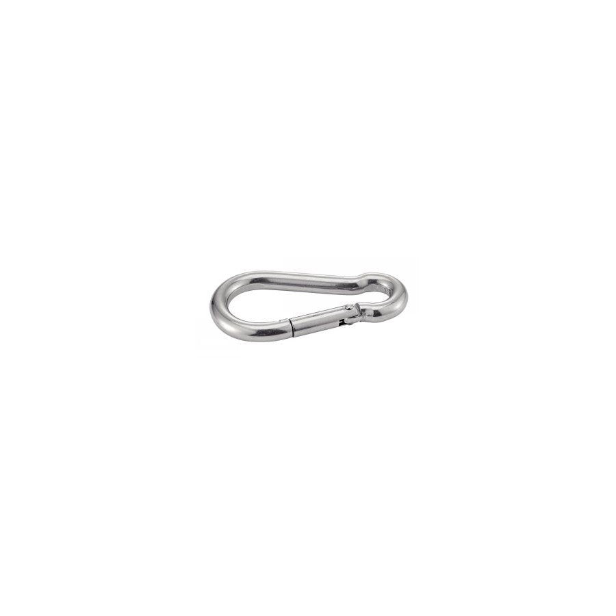 mousqueton inox à doigt simple