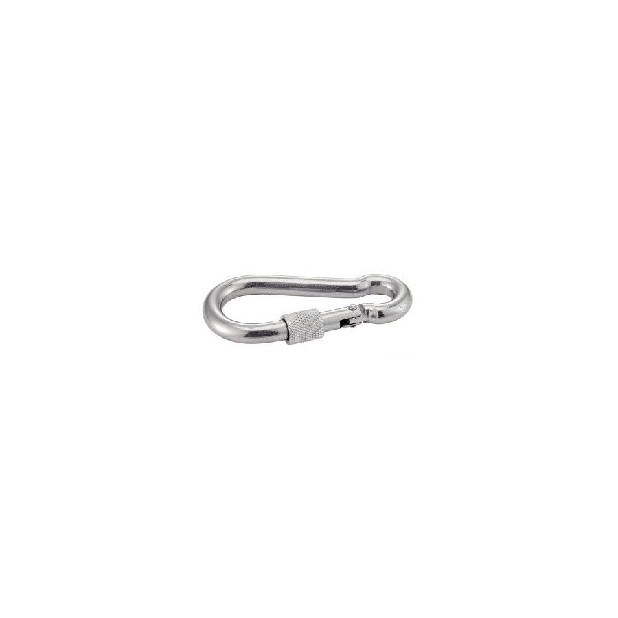mousqueton inox avec vis de sécurité