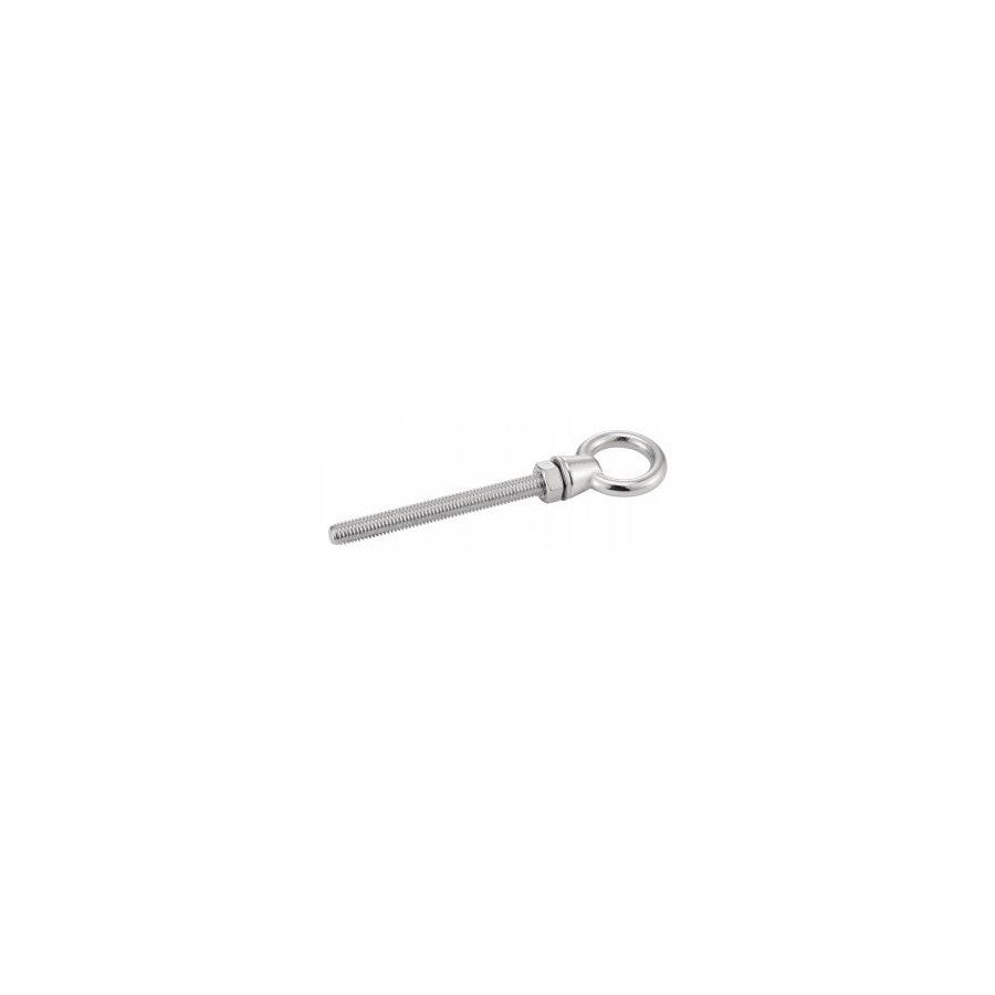 Piton a œil inox boulon avec écrou + rondelle