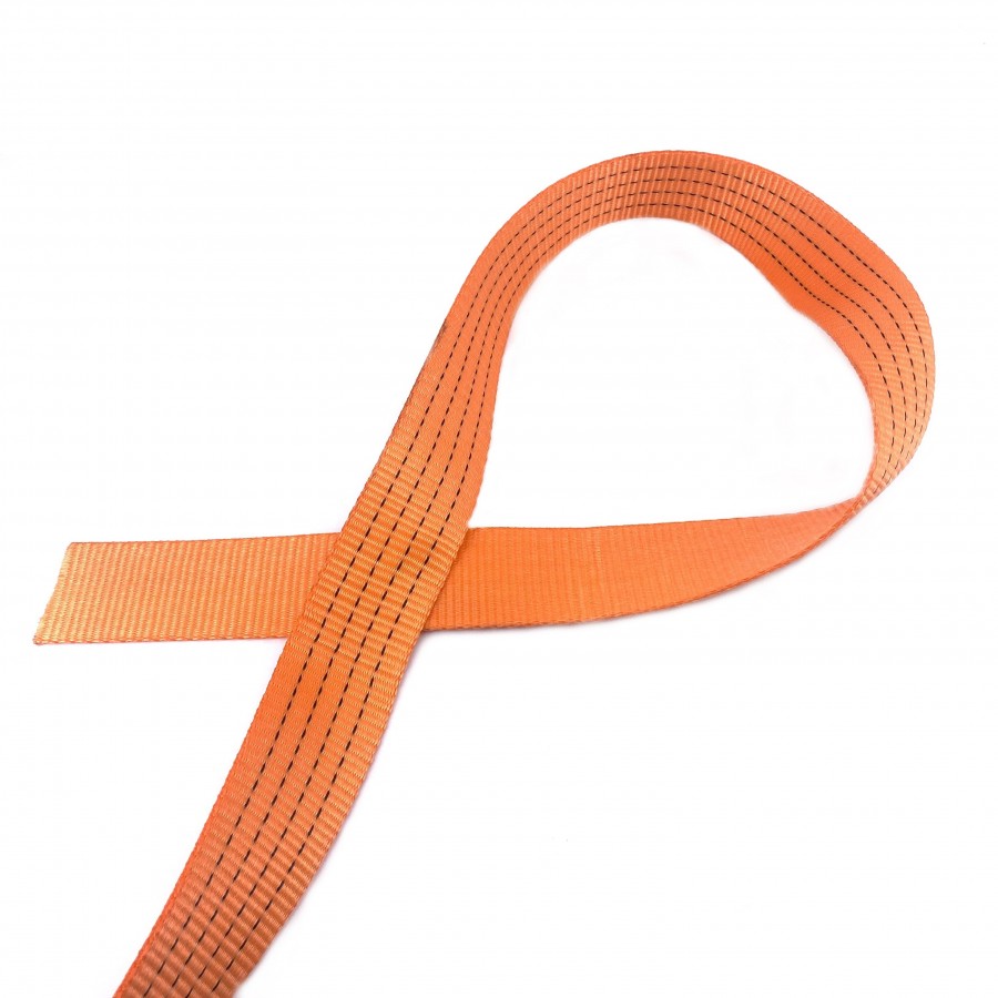 sangle orange en vrac 50mm