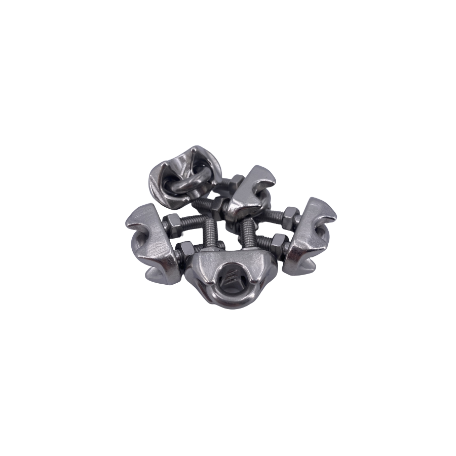 serre câble étrier inox a4 316L