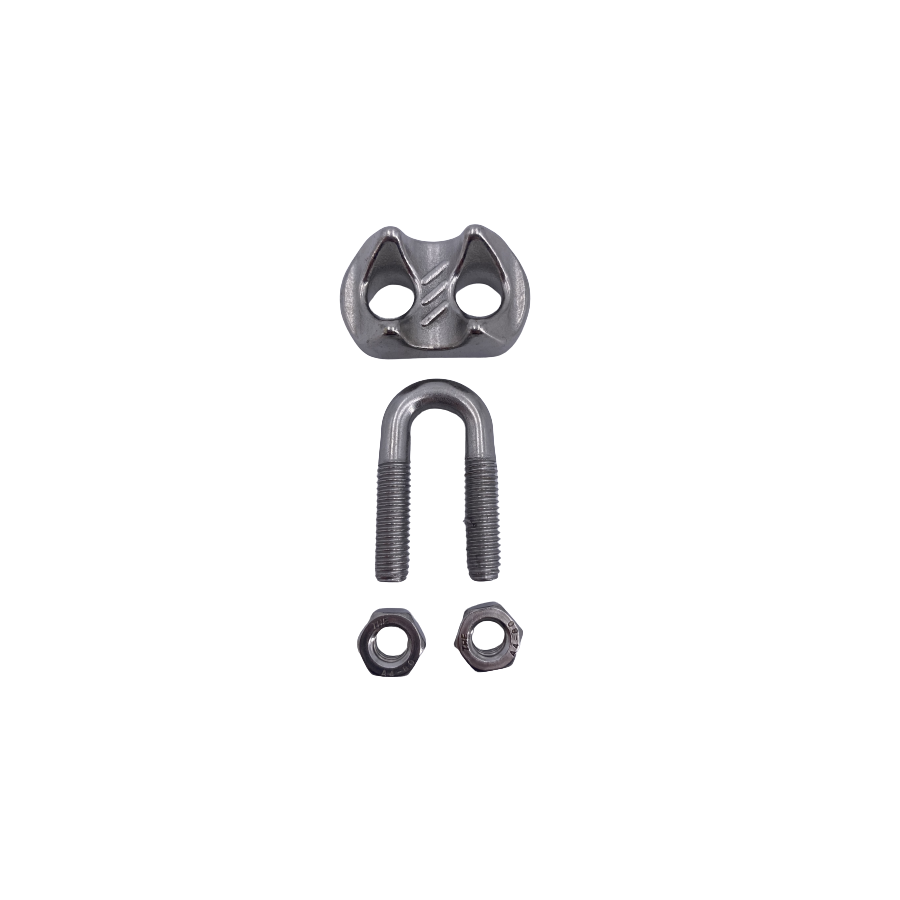serre câble étrier inox a4 316L