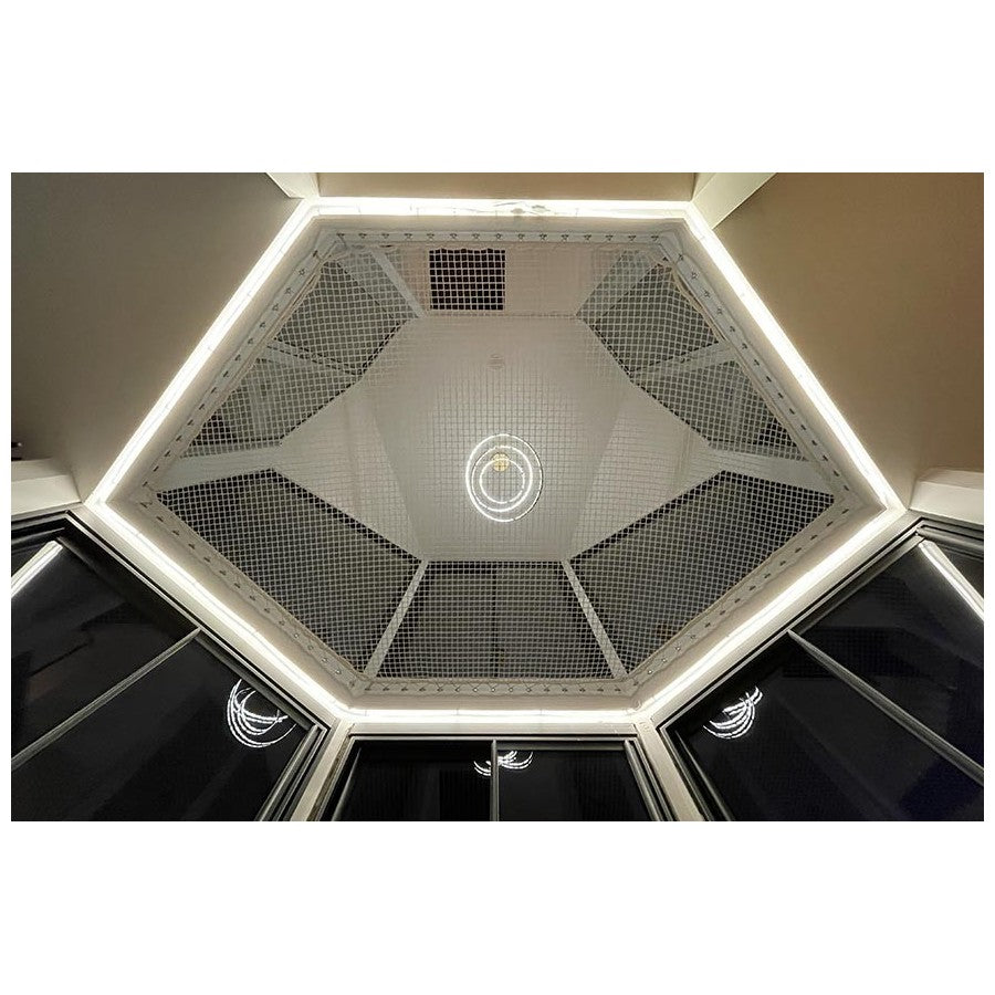 Filet d'habitation pour mezzanine avec forme spéciale