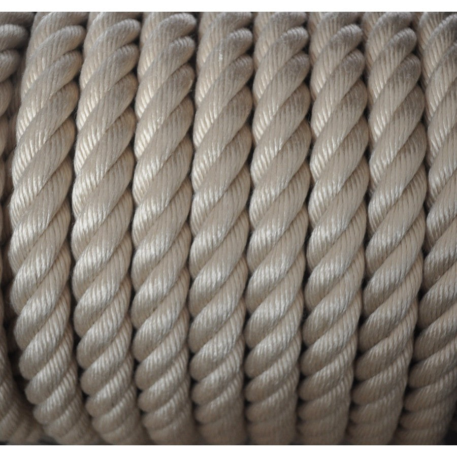 Rampe d'escalier en cordage classique