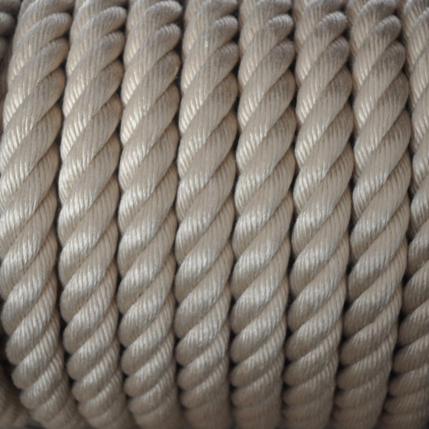 rampe escalier en corde imitation chanvre