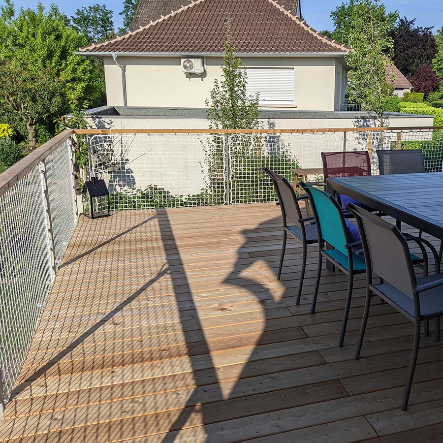 filet d'habitation garde-corps pour terrasse et balcon
