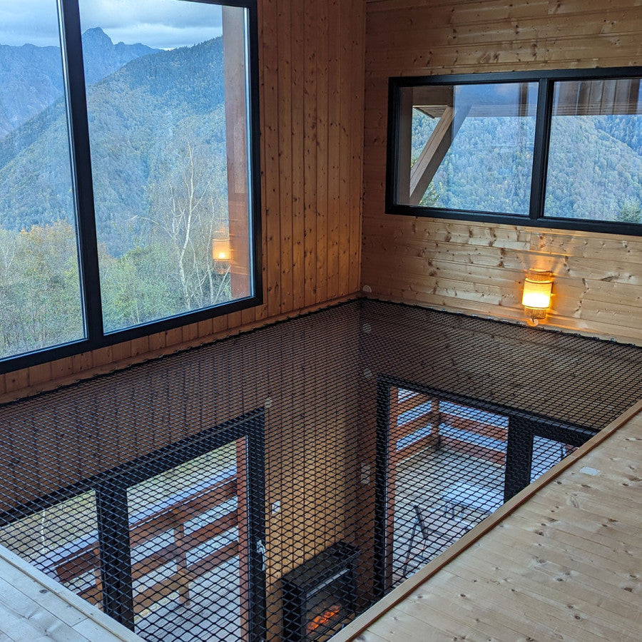 Filet de catamaran pour mezzanine