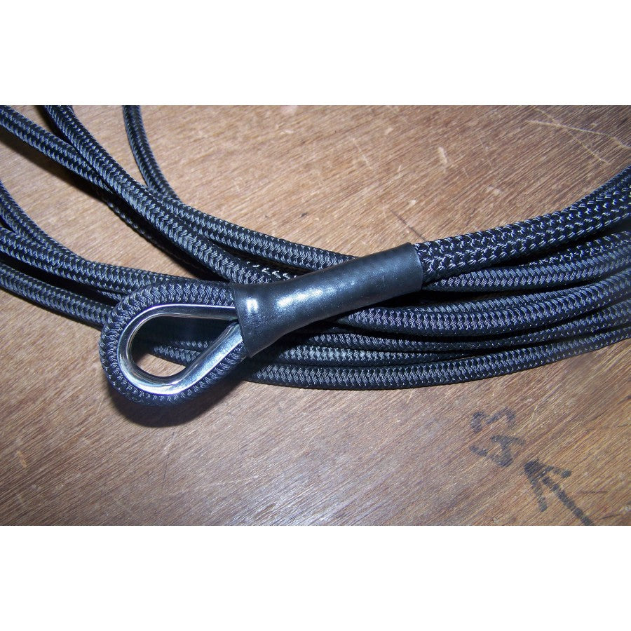 Câble textile pour hauban avec épissure