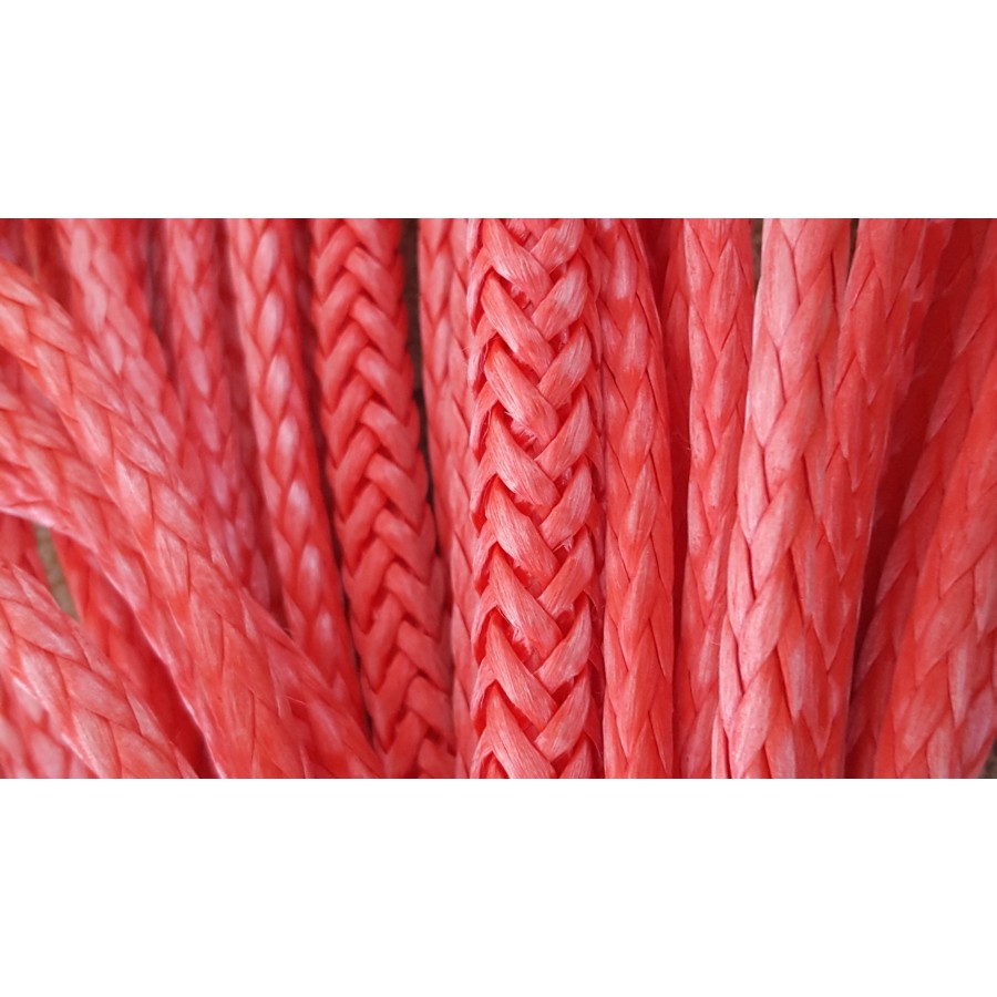 Câble Dyneema rouge pour treuil