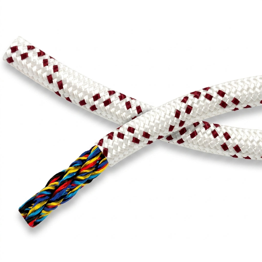 ligne de mouillage blanc rouge Eco Rope