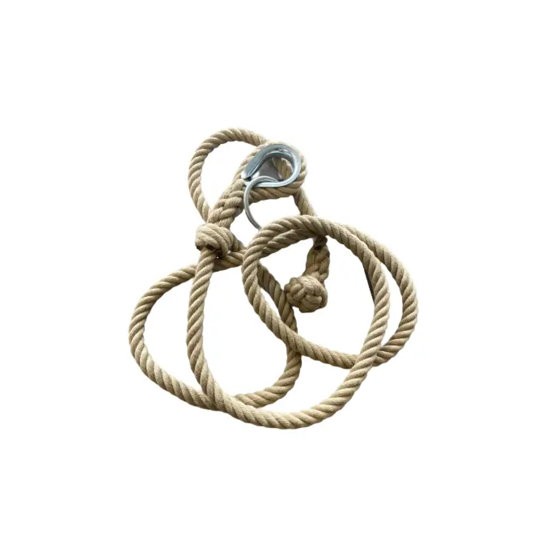 Corde à grimper lisse en chanvre naturel sur mesure