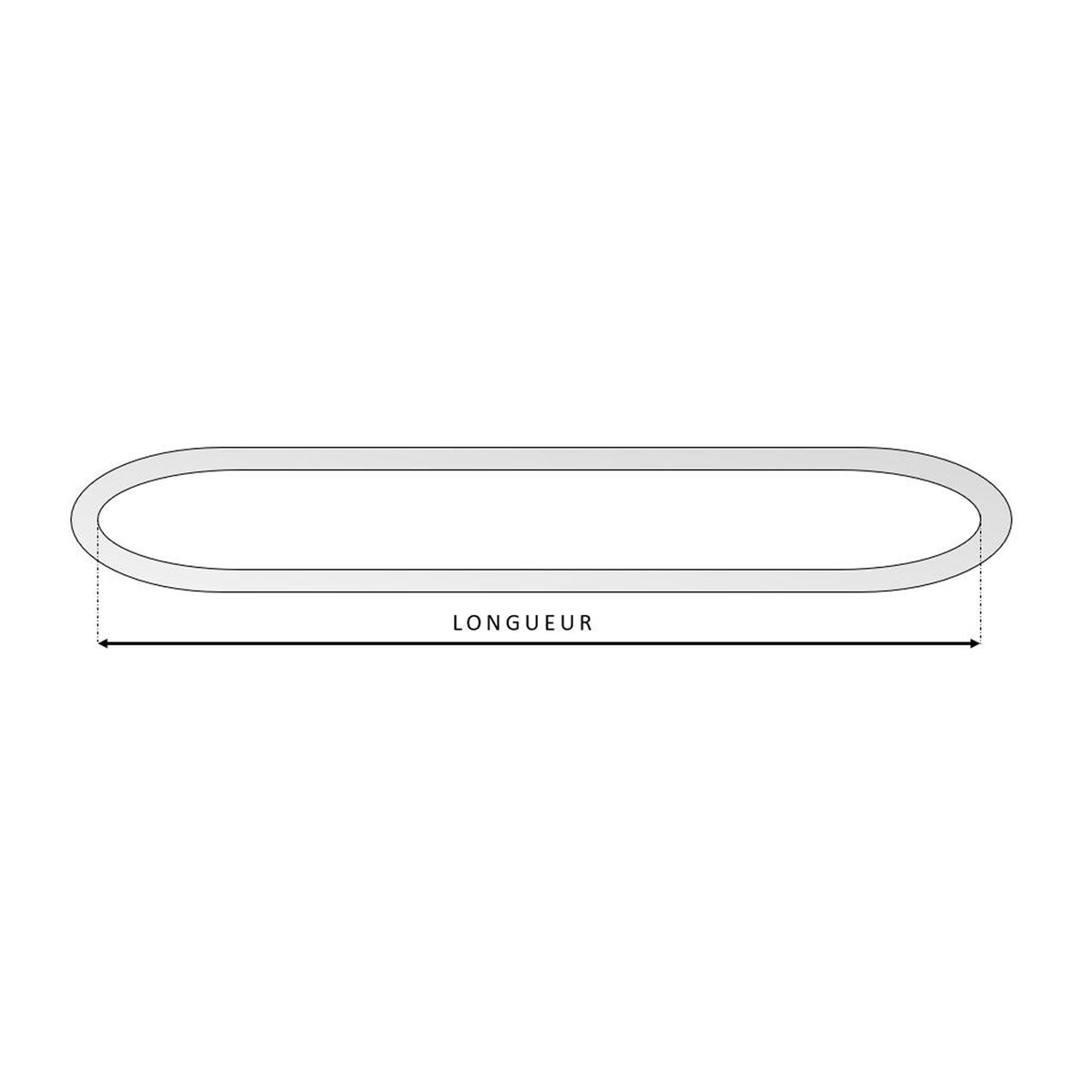 schema longueur utile elingue textile ronde de levage