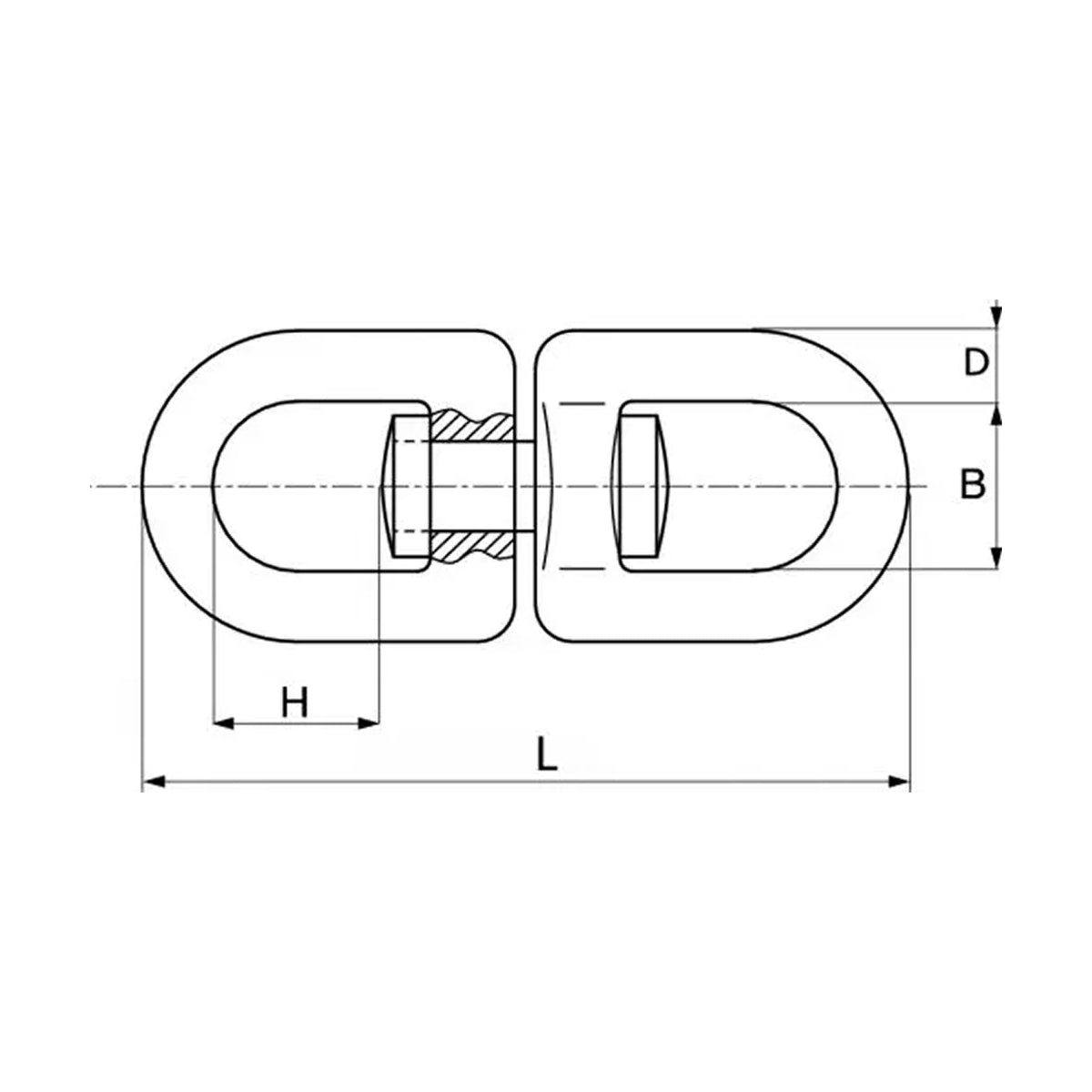 schema profil emerillon inox anneaux