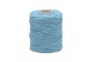 ficelle de coton bleu ciel 1,2 mm