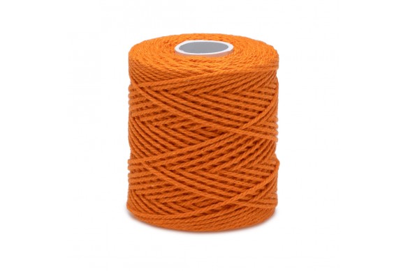ficelle orange coton 1,2 mm