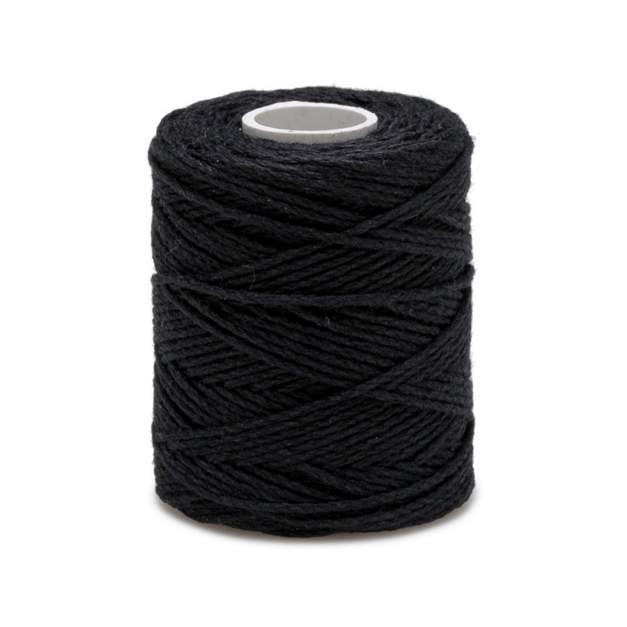 ficelle noire coton 1,2 mm