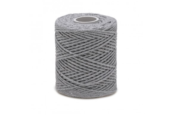 ficelle grise coton 1,2 mm