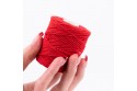 Ficelle coton 1,2 mm rouge