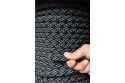 cordage polyester 8 torons noir pour amarrage et mouillage