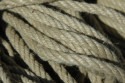 fibres de la corde en chanvre