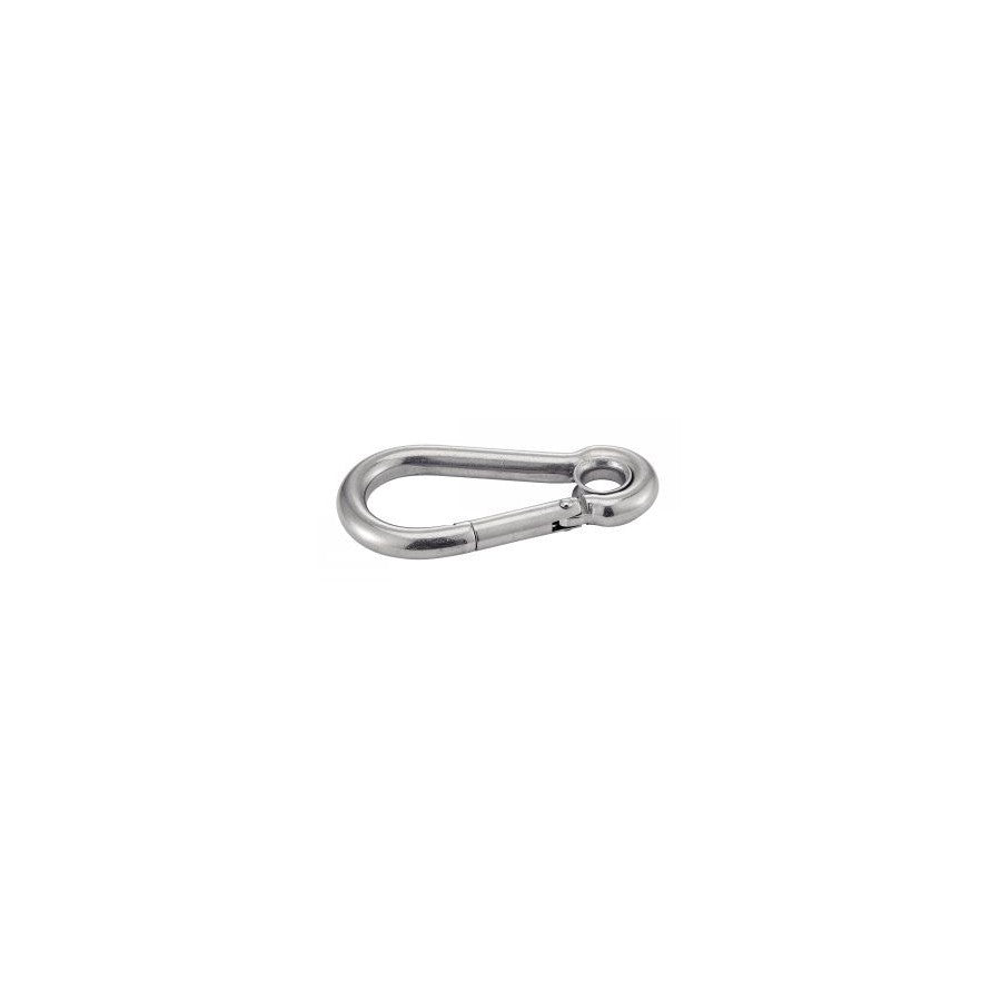 Mousqueton inox a œil