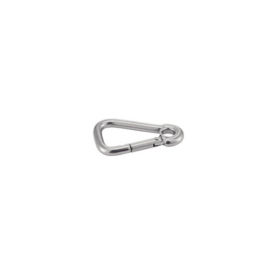 Mousqueton inox a œil asymétrique