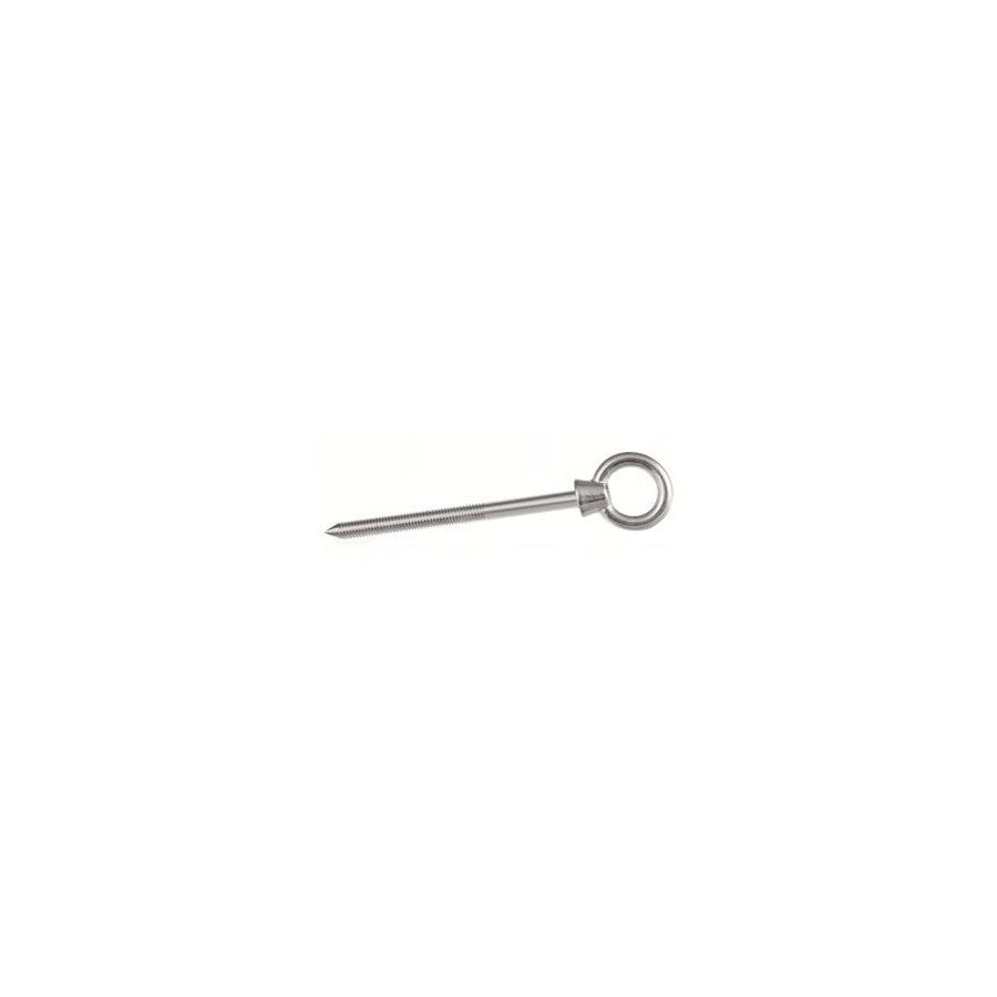 Piton inox a œil filetage bois