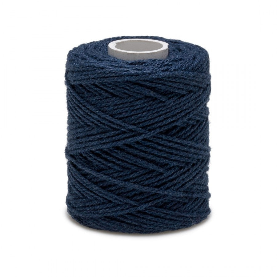 ficelle de coton bleu marine 1,2 mm