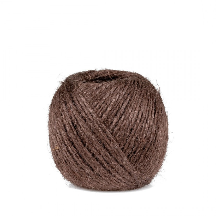ficelle de jute marron châtaigne 2 mm