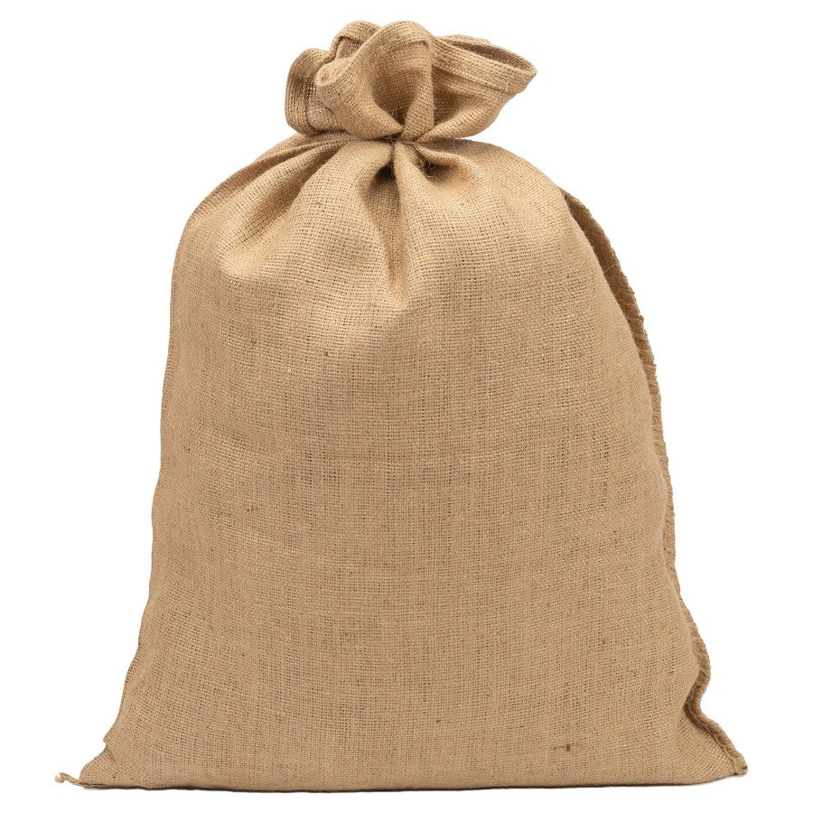 sac en toile de jute bio 10 kg, 36x51cm 425g, contact alimentaire