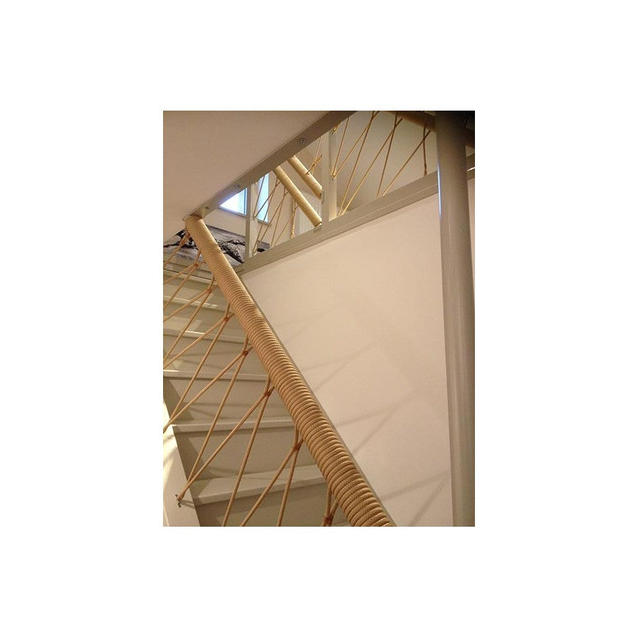 garde-corps en cordage beige