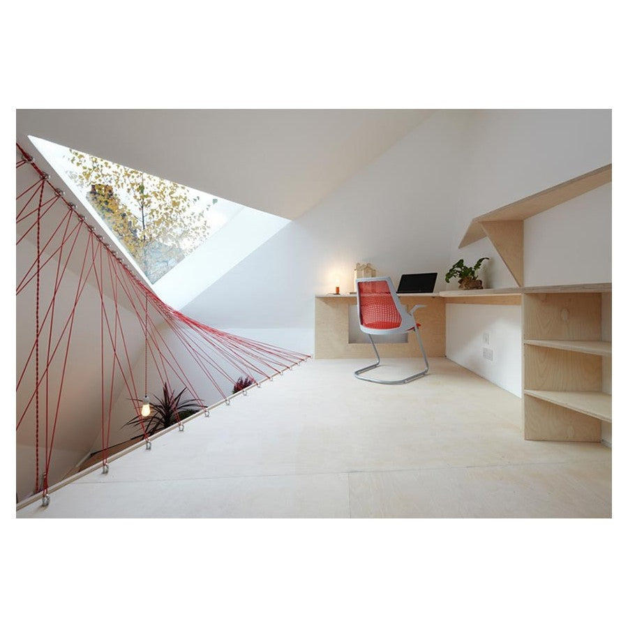 garde corps corde rouge design
