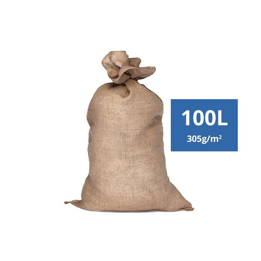 Sac en toile de jute 100L grande capacité
