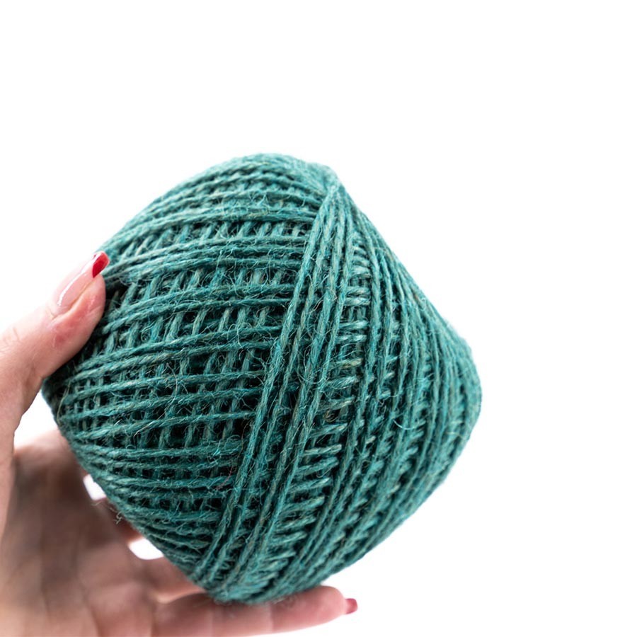 Ficelle de jute 2 mm vert menthe