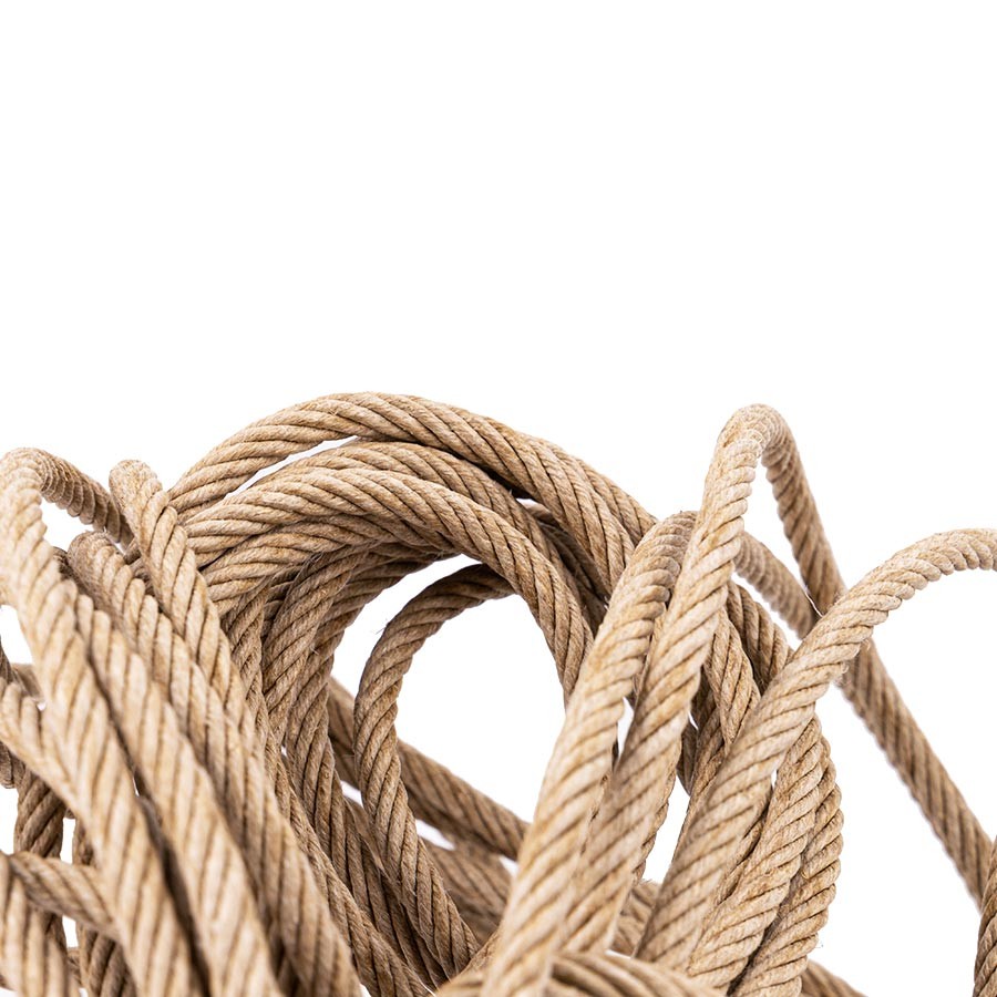 Cordage septain en chanvre naturel