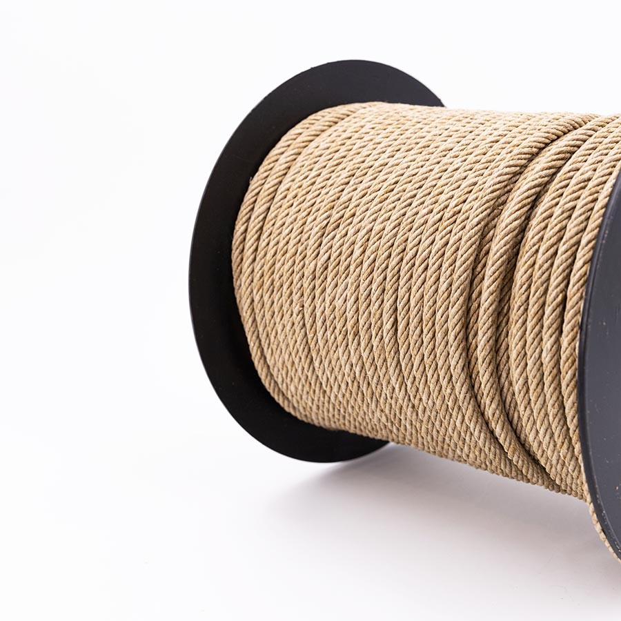 Cordage septain en chanvre naturel