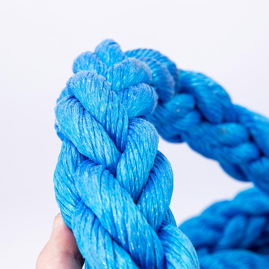 Amarre bateau en polypropylène 8 torons bleu