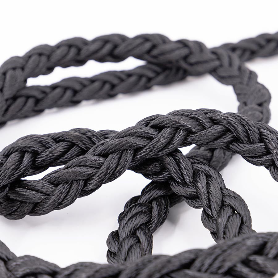 Amarre polypropylène 8 torons noir