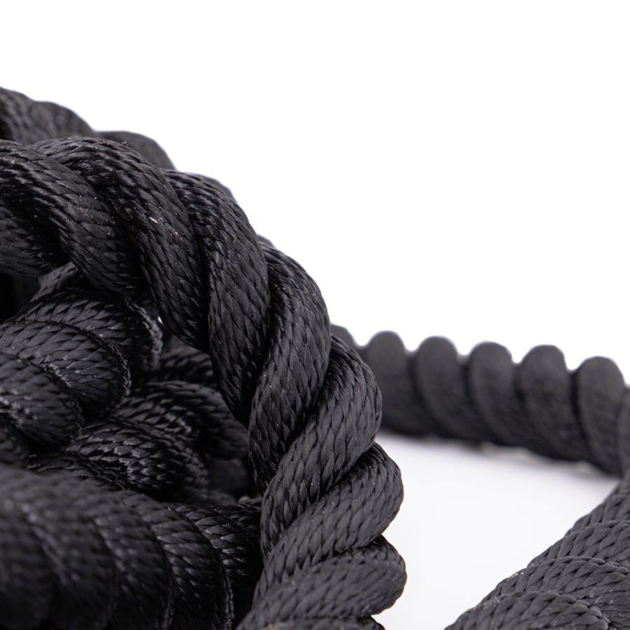 amarre polyester noir 3 torons pour bateau