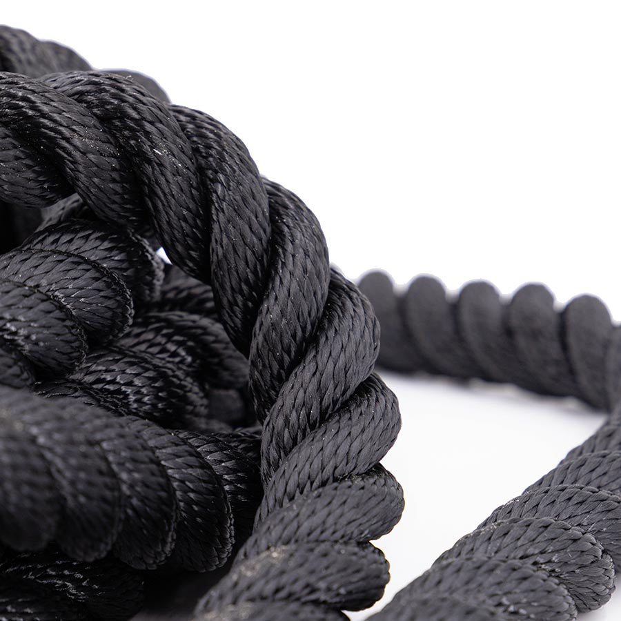 amarre polyester noir 3 torons pour bateau