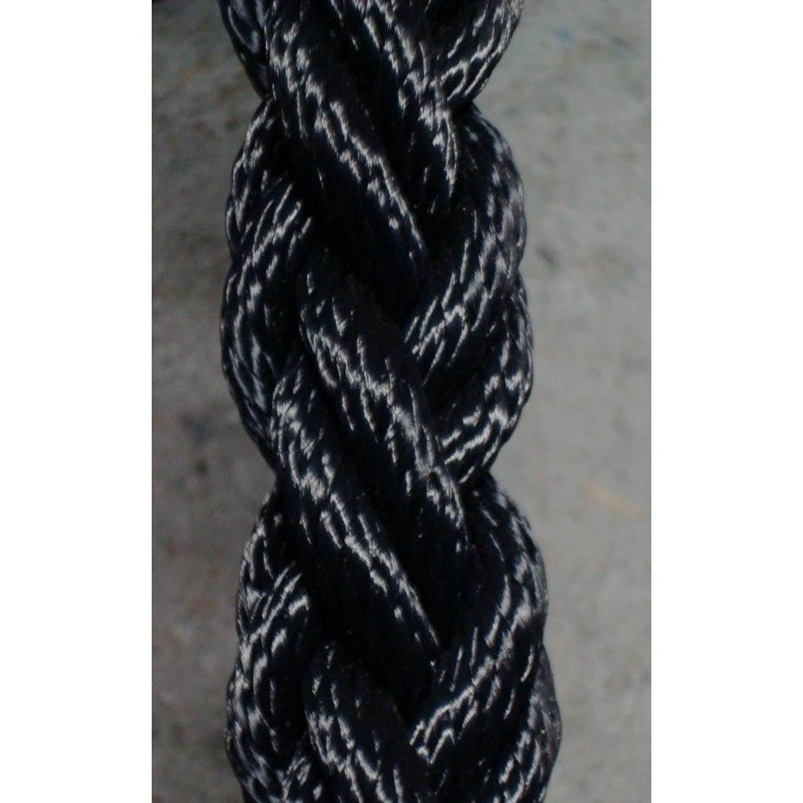 cordage en Polyester 8 torons couleur noir