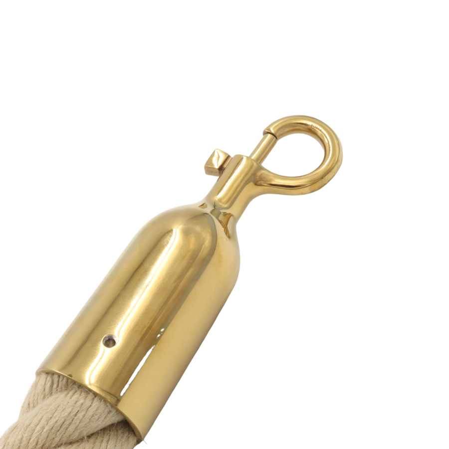 Embout de corde avec mousqueton