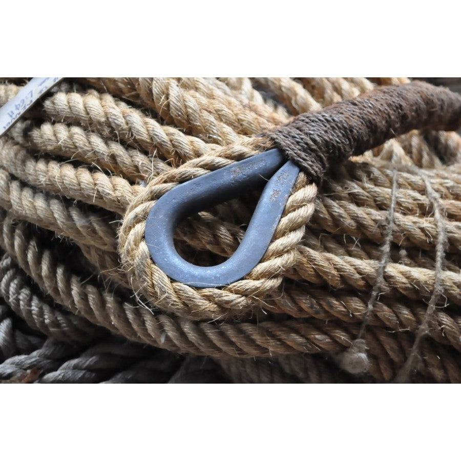 corde chanvre de manille avec cosse coeur
