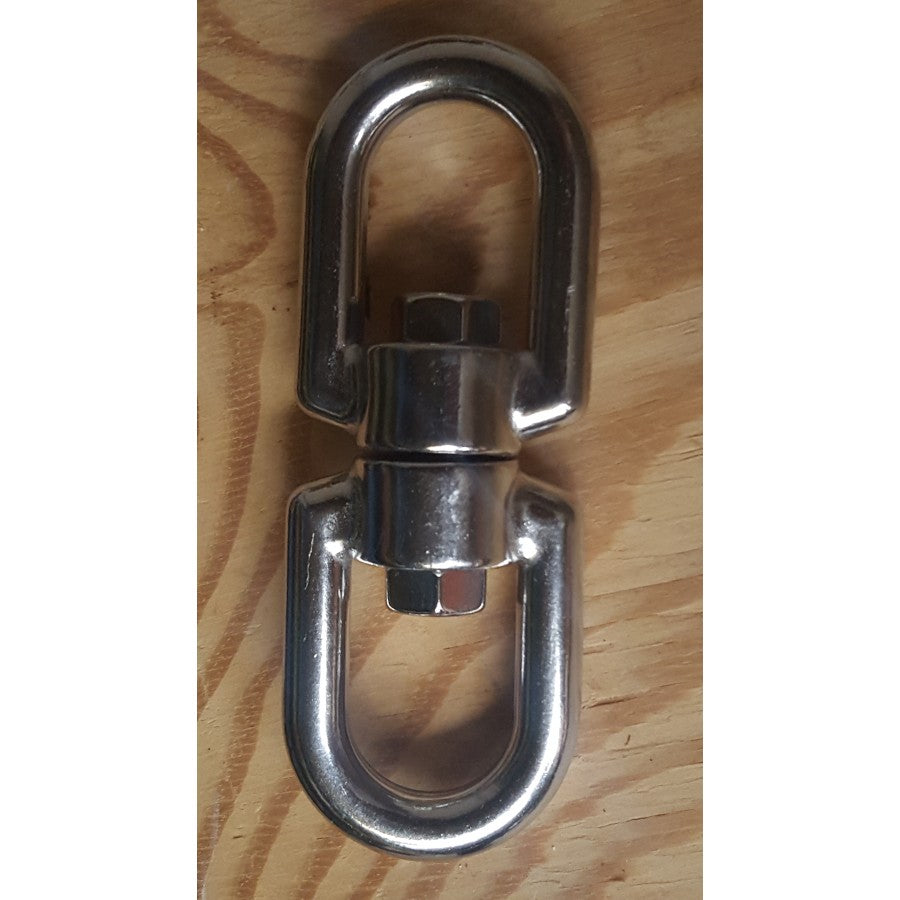 Emérillon inox à anneaux