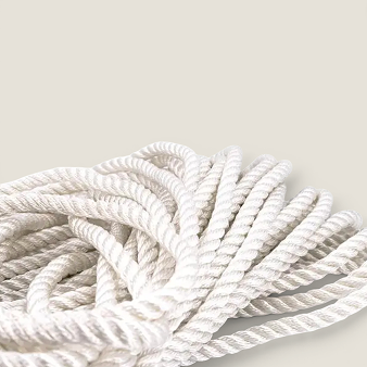 Garcette 2mm blanc et noir