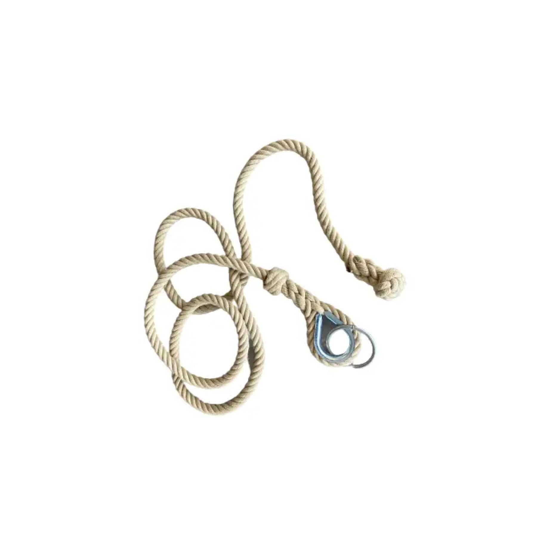 Corde à grimper lisse en chanvre naturel sur mesure
